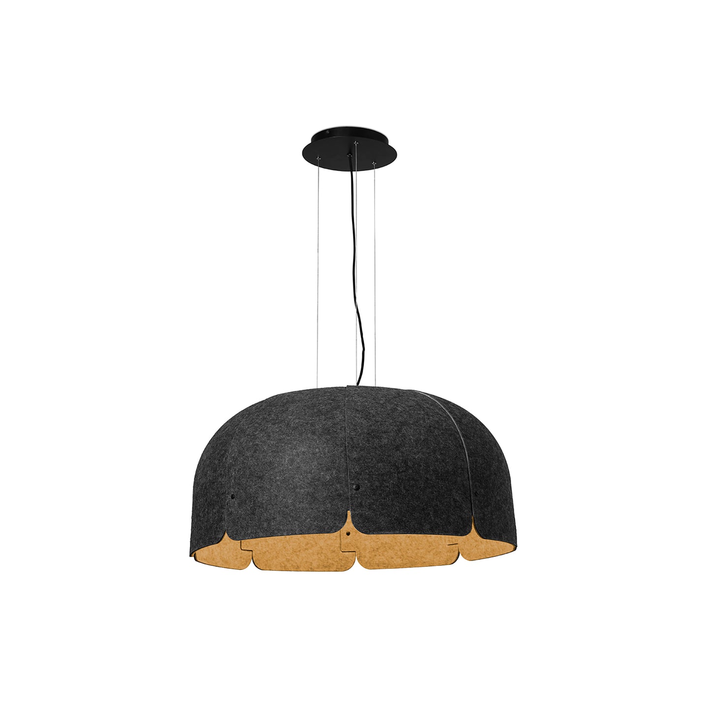 MUTE GRIS OSCURO/MARRON LED 24W 4000K DIMABLE