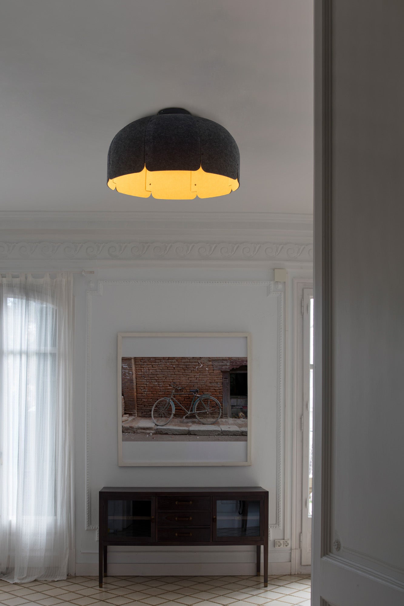 MUTE GRIS OSCURO/MARRON LED 24W 4000K DIMABLE