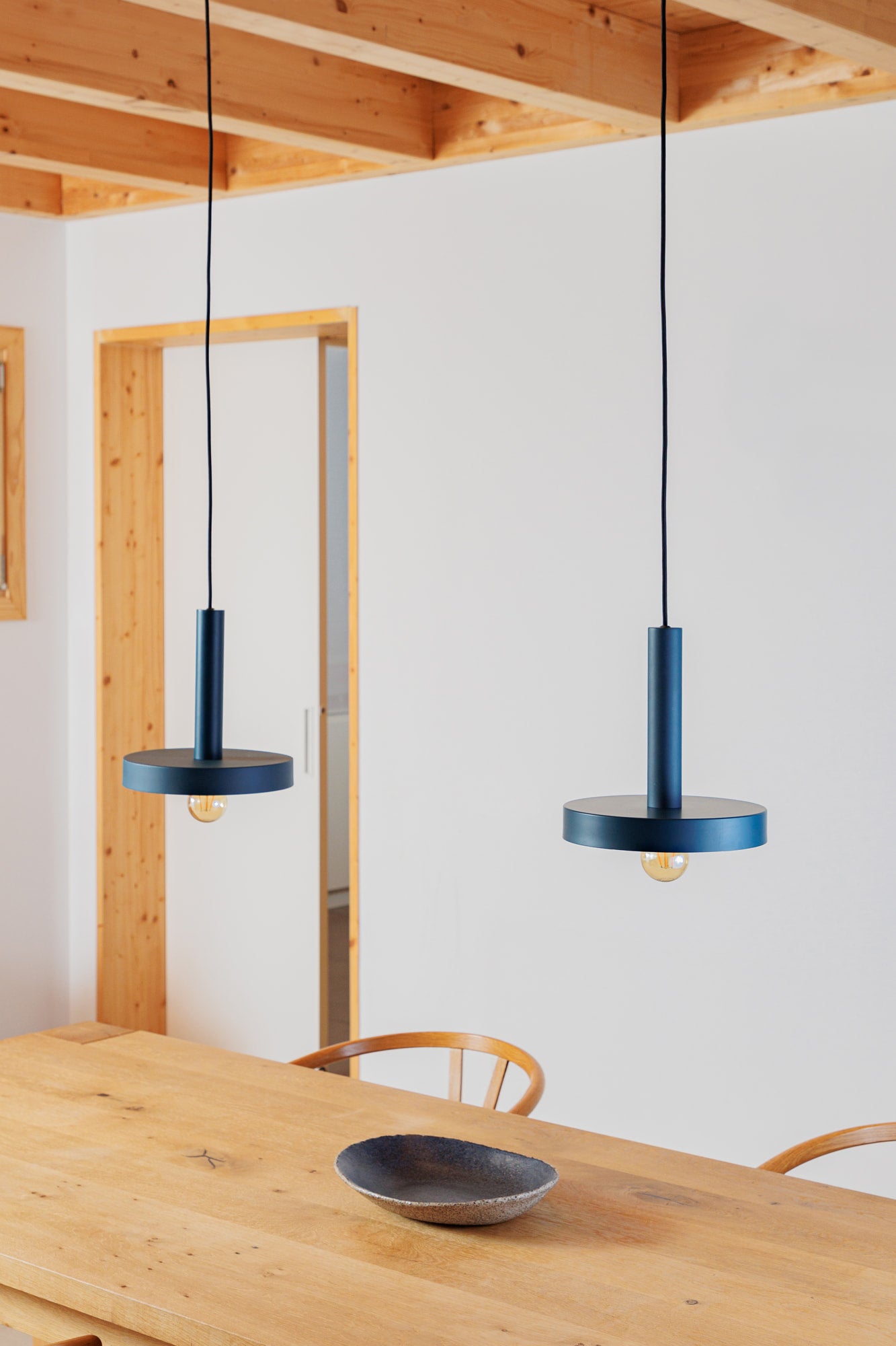 WHIZZ White and blue pendant lamp