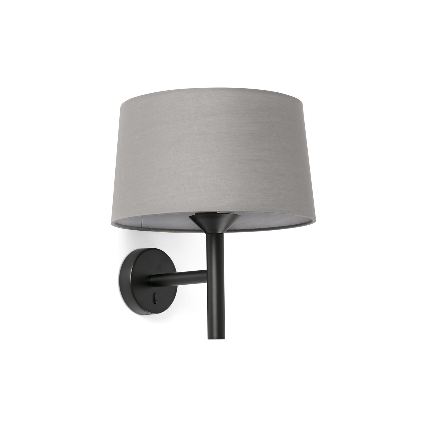 WINDSOR Black/grey wall lamp