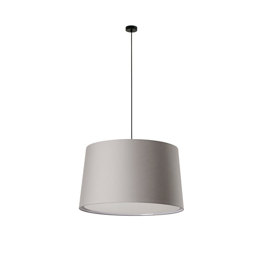 Pendant lamp WINDSOR SINGLE PENDANT BLACK GREY DISPLAY 3xE27