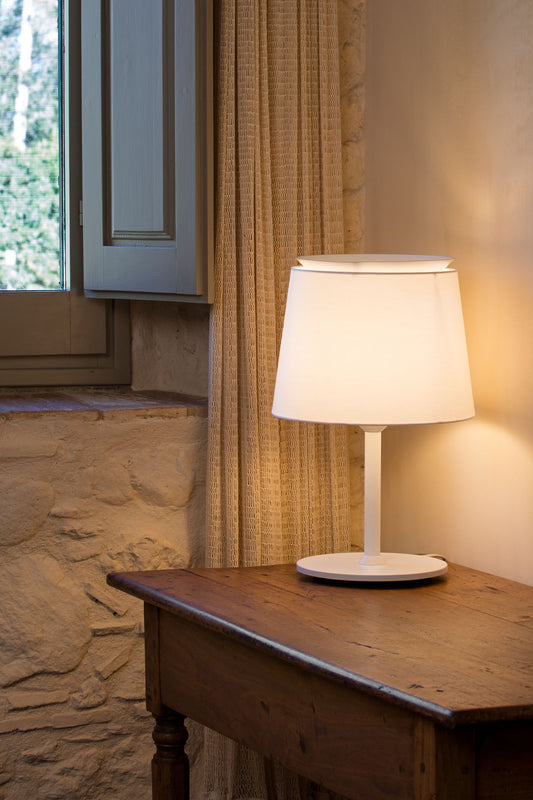 Table lamp SAVOY TABLETOP WHITE WHITE SCREEN