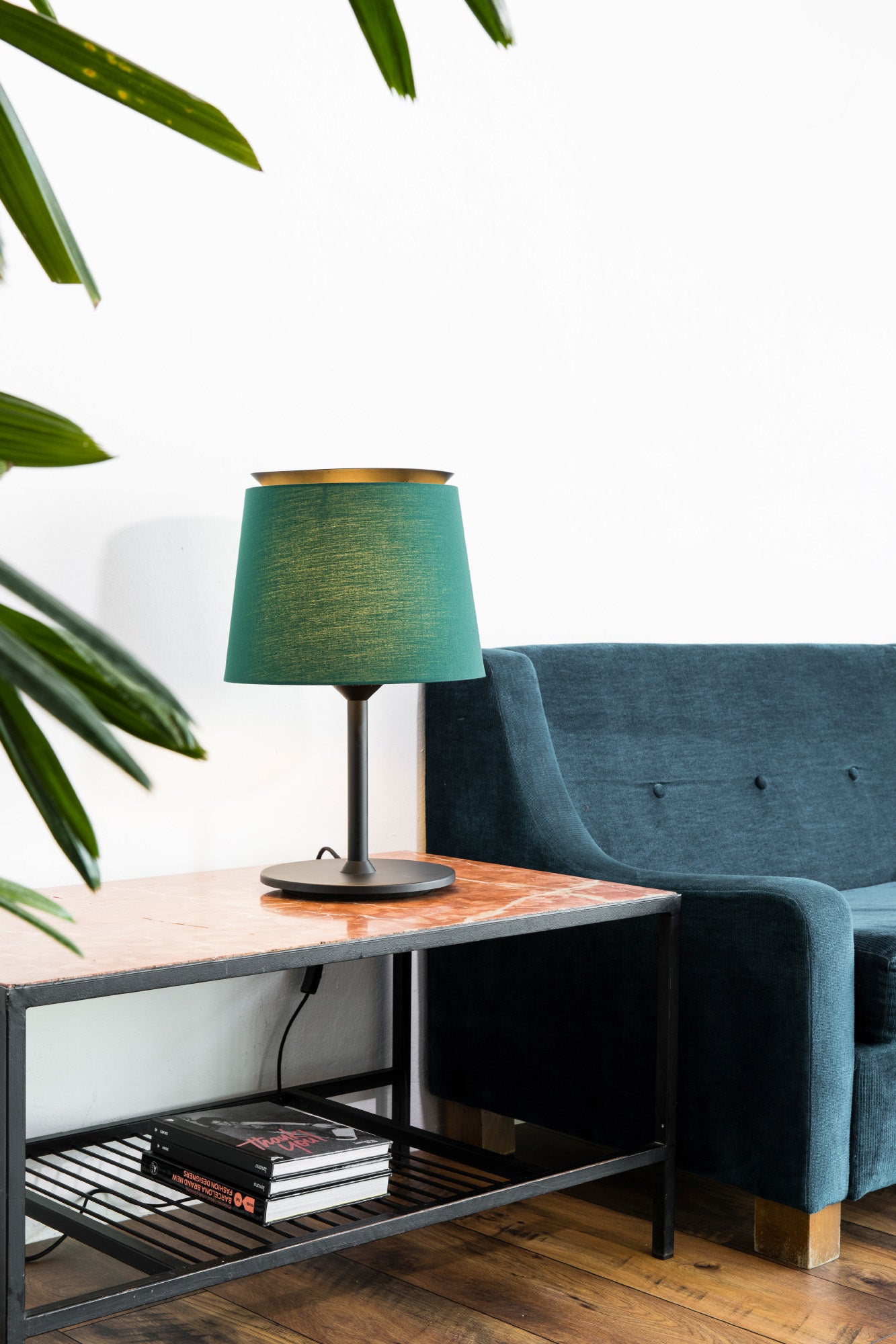 SAVOY Black/green table lamp