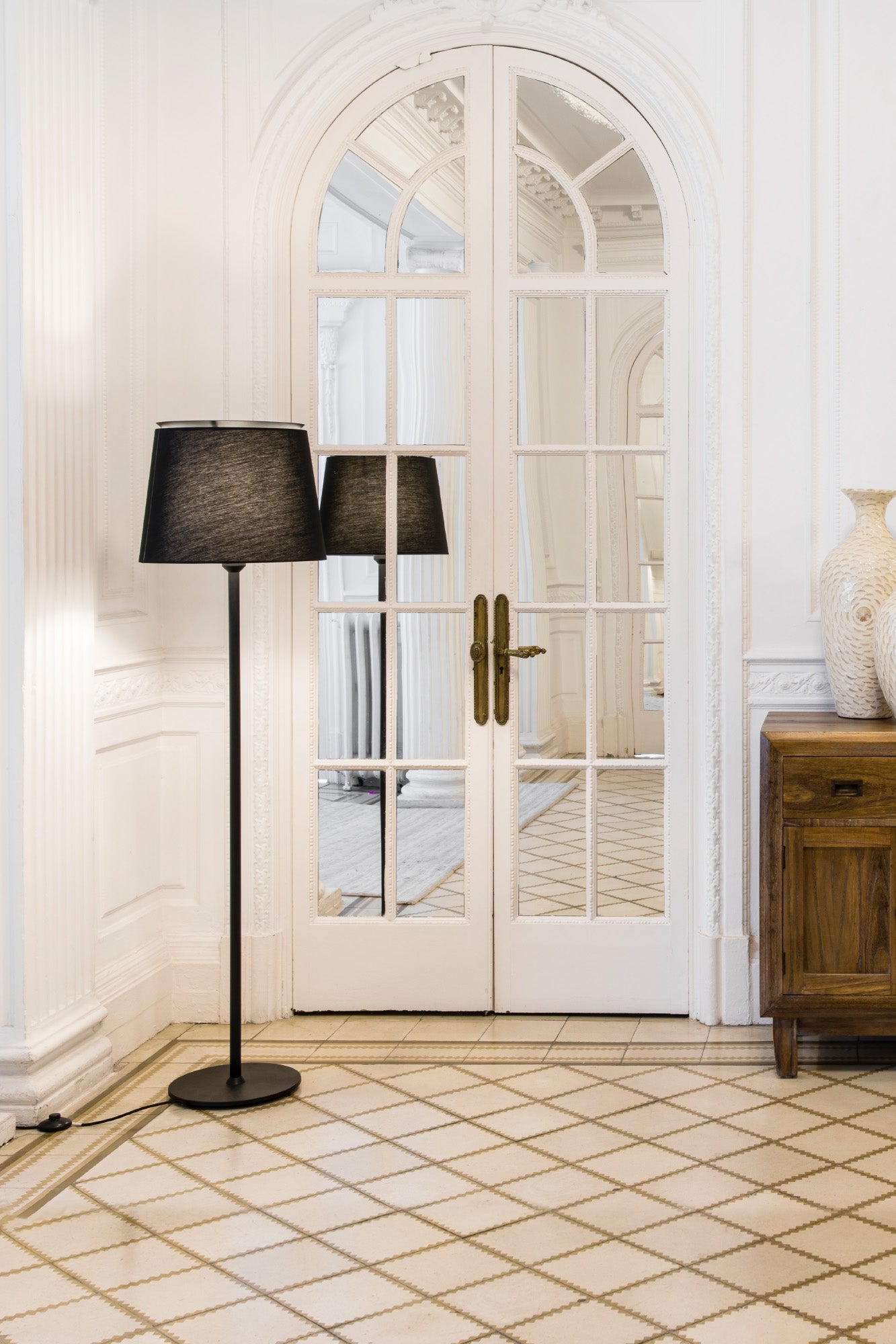 SAVOY Black/black floor lamp