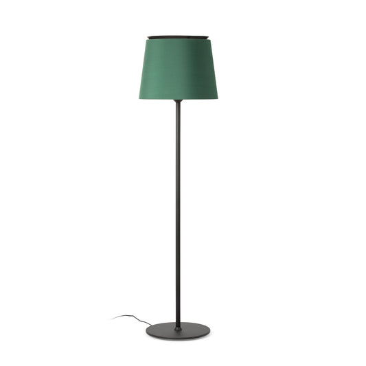 Lámpara de pie SAVOY negra/verde