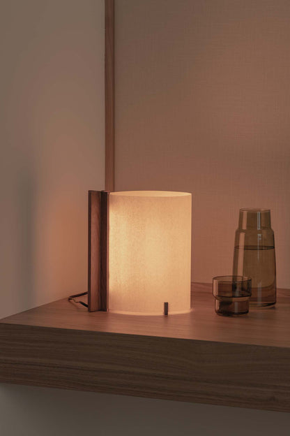 CATA Walnut table lamp