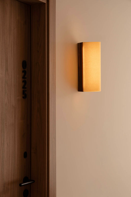 Aplique de pared CATA 360 Nogal