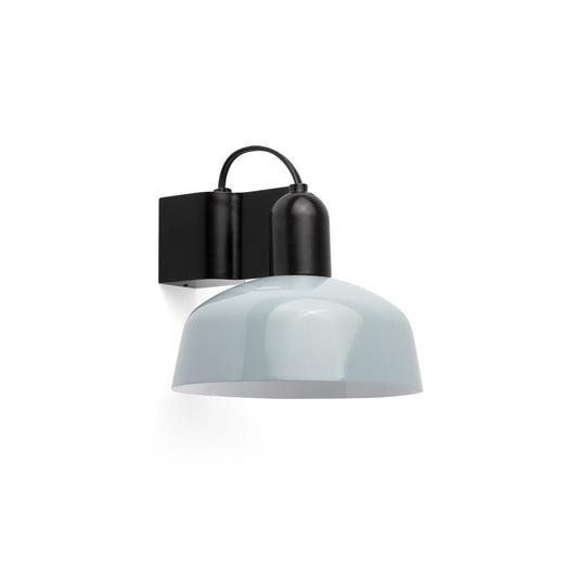 TATAWIN grayish blue metal wall lamp