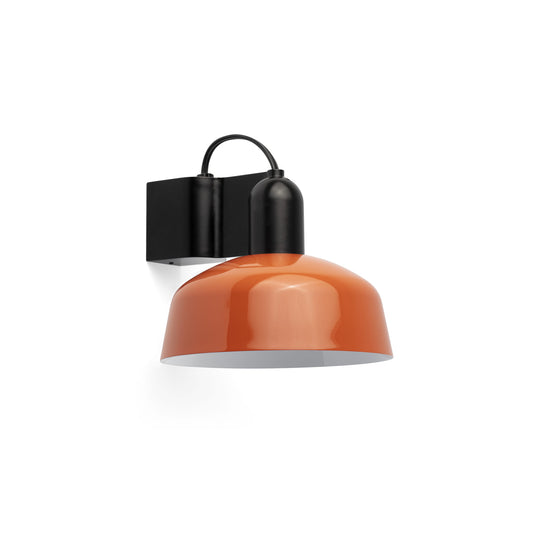 TATAWIN Reddish metal orange wall lamp