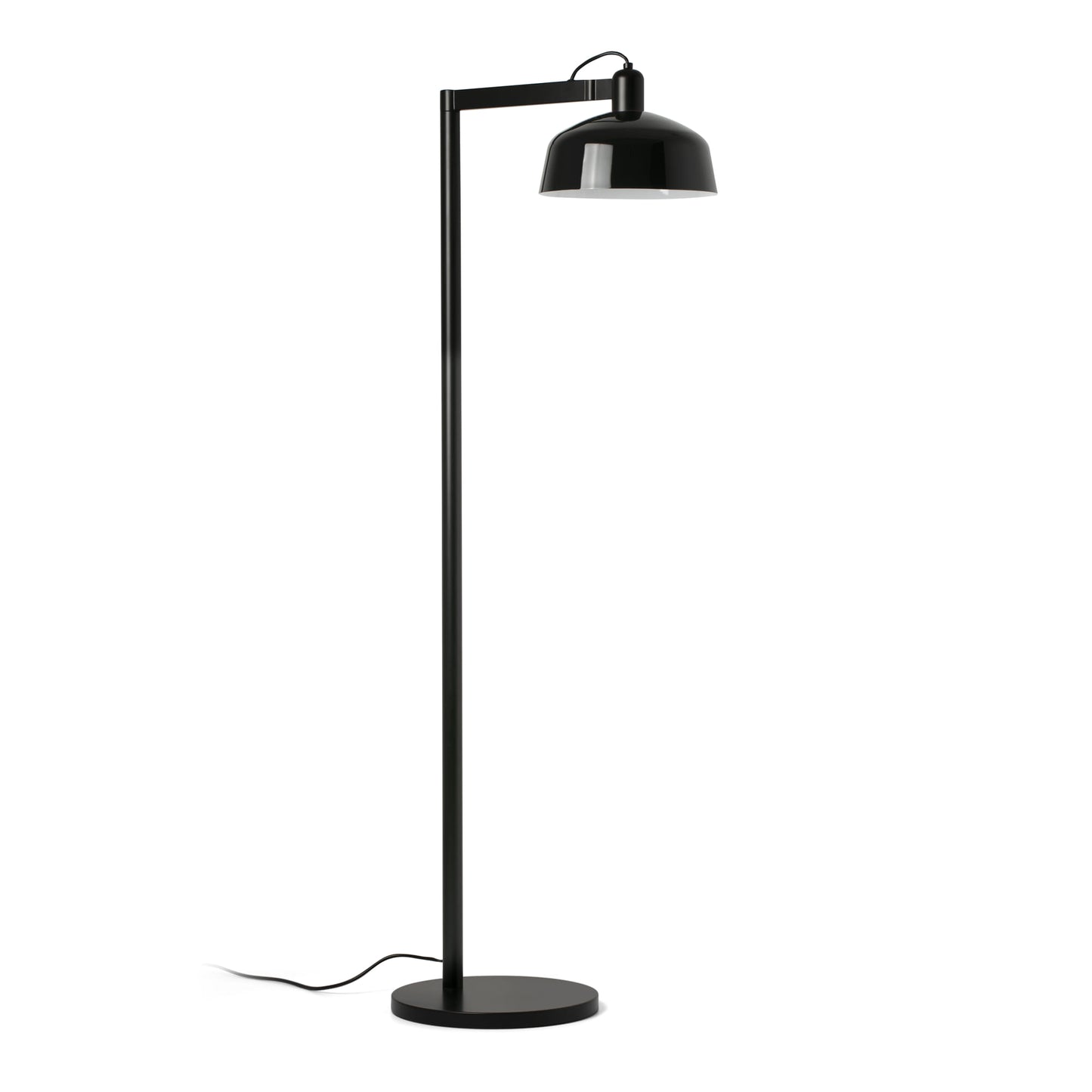 TATAWIN Black metal floor lamp