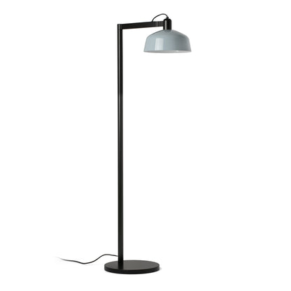 TATAWIN grayish blue metal floor lamp