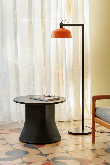 TATAWIN Orange metal floor lamp