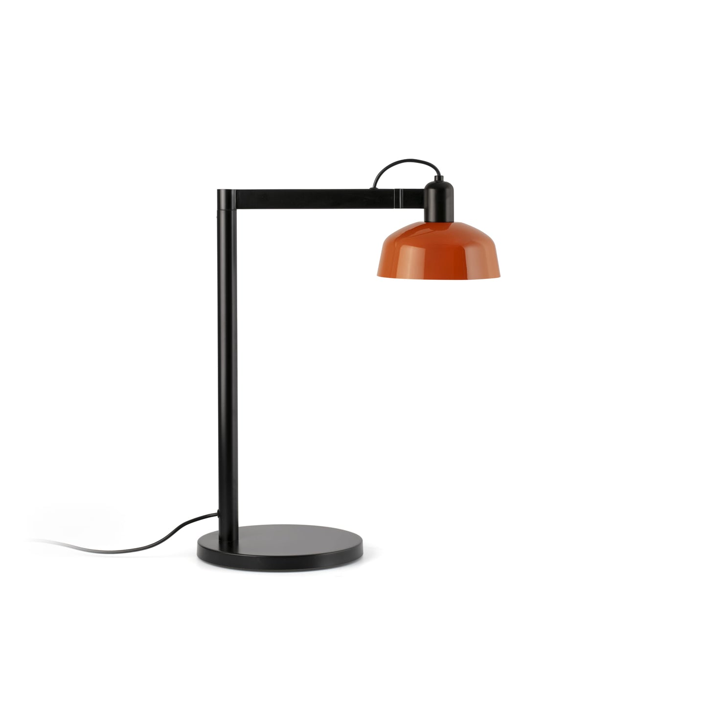 TATAWIN Reddish metal orange table lamp