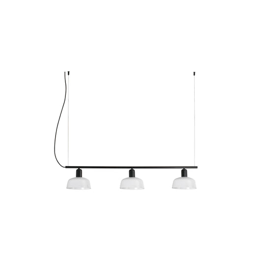 TATAWIN LINEAL S Valge klaasist lineaarlamp