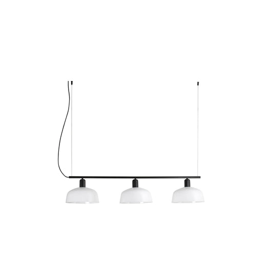 TATAWIN M Valge klaasist lineaarlamp