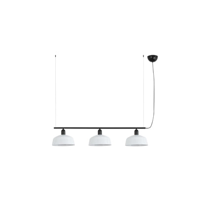TATAWIN M metal 3L White pendant lamp