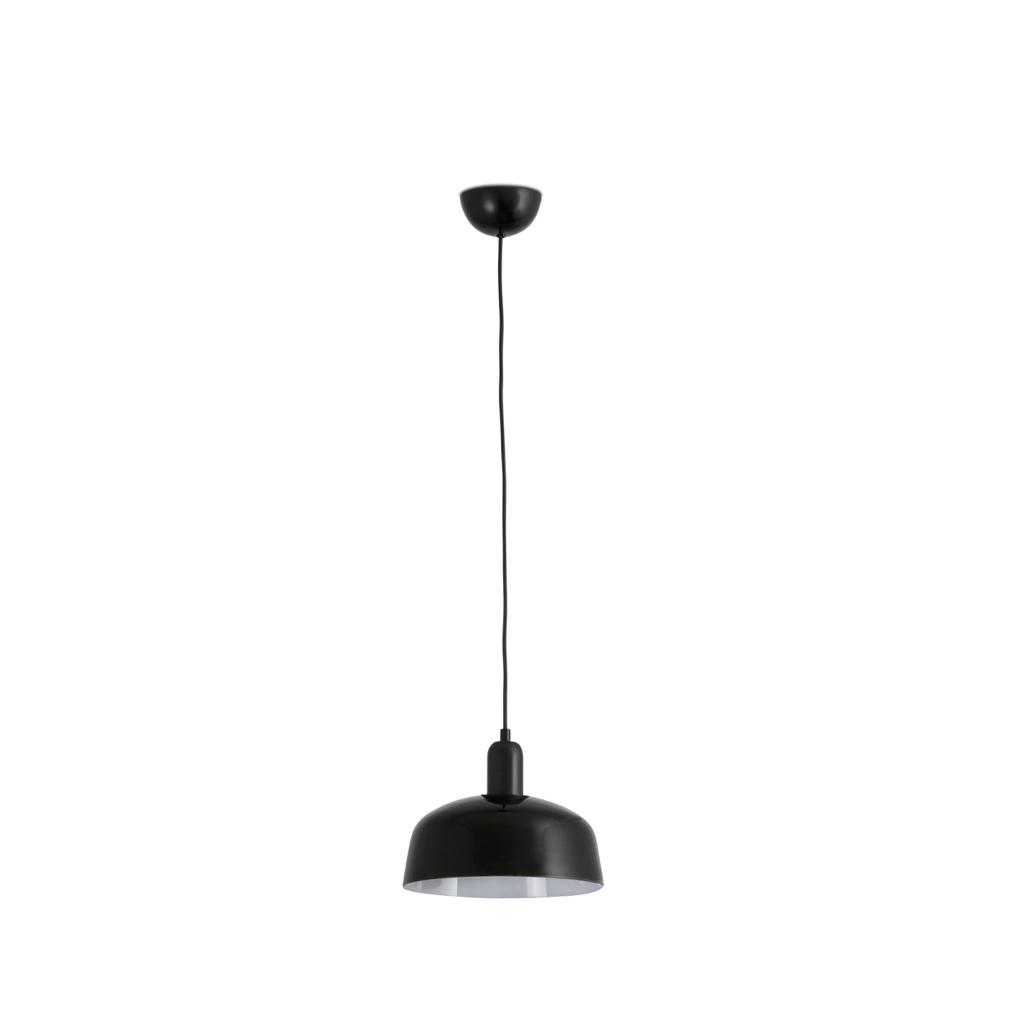 TATAWIN M Black glass pendant lamp