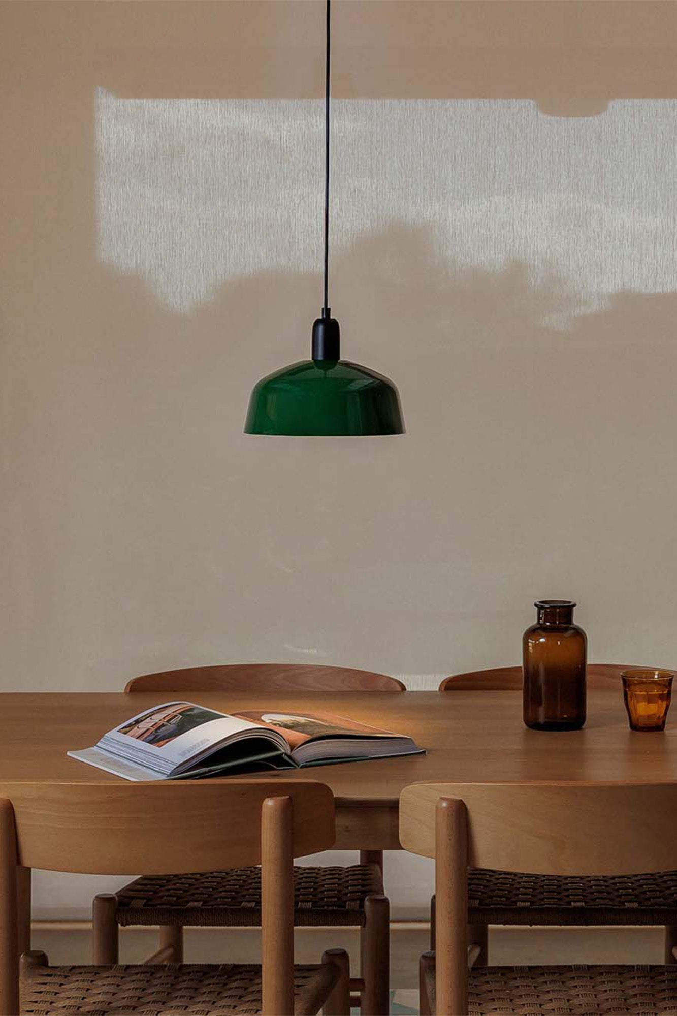 TATAWIN M metal 1L Green pendant lamp