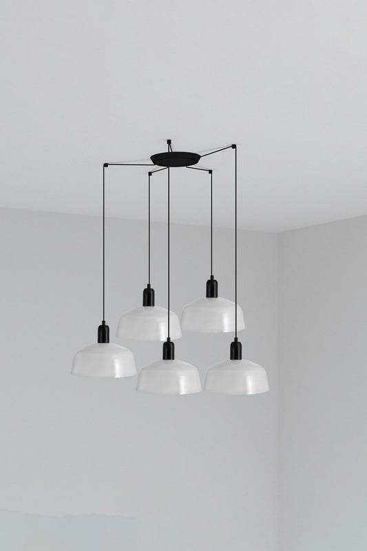 Pendant lamp TATAWIN PENDANT LAMP M WHITE 1xE27 5L