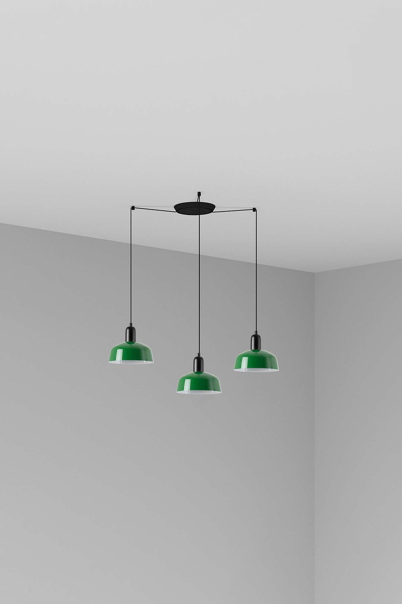 TATAWIN S metal 3L roheline rippvalgusti