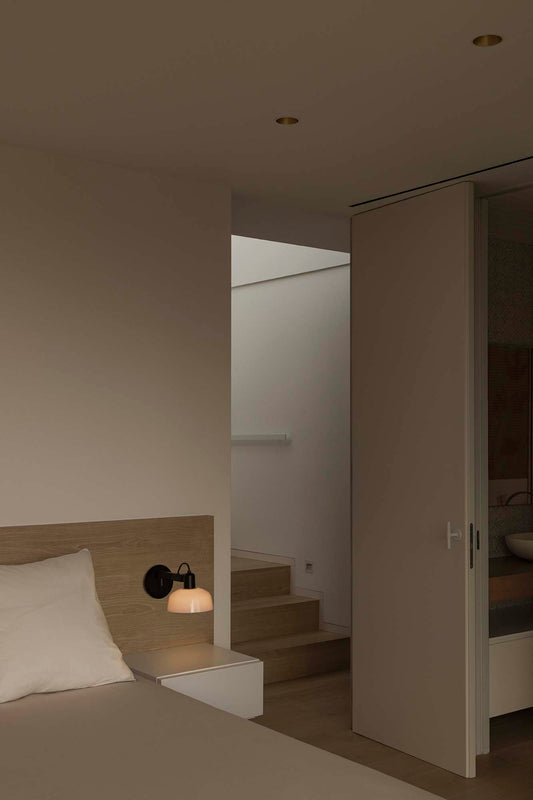 Wall light TATAWIN WALL LIGHT WITH WHITE SHADE ARM 1xE27