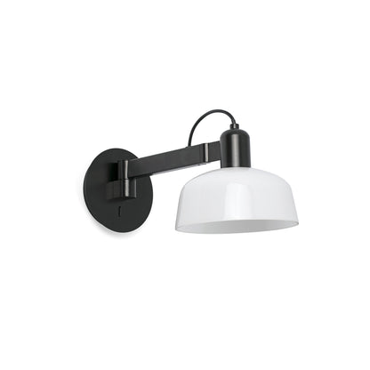 TATAWIN White metal wall lamp arm