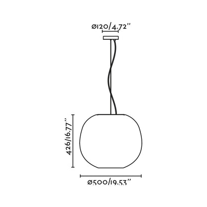 TIERRA 500 pendant lamp