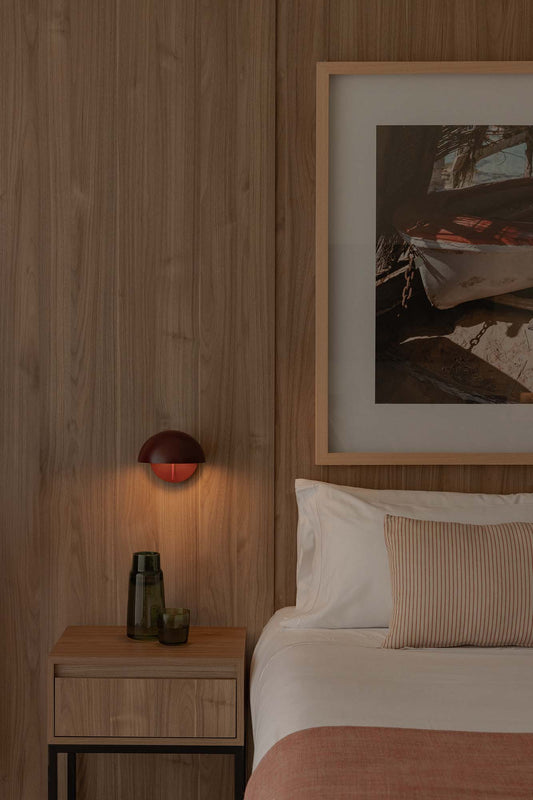 Wall light MATILDA WALL SHIRT GARNET 1xE14
