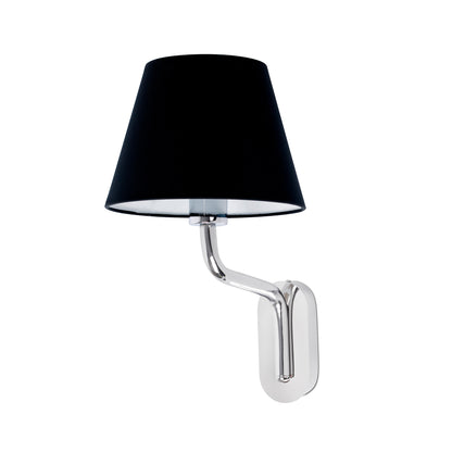 ETERNA Chrome/black wall lamp