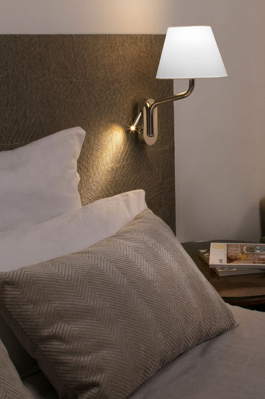 Wall light ETERNA CHROME WALL LIGHT E27 15W RIGHT READING LED PA