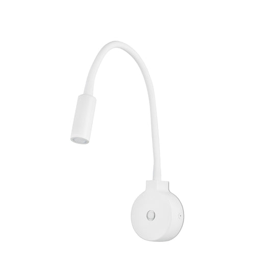 PIXIE White reader wall lamp
