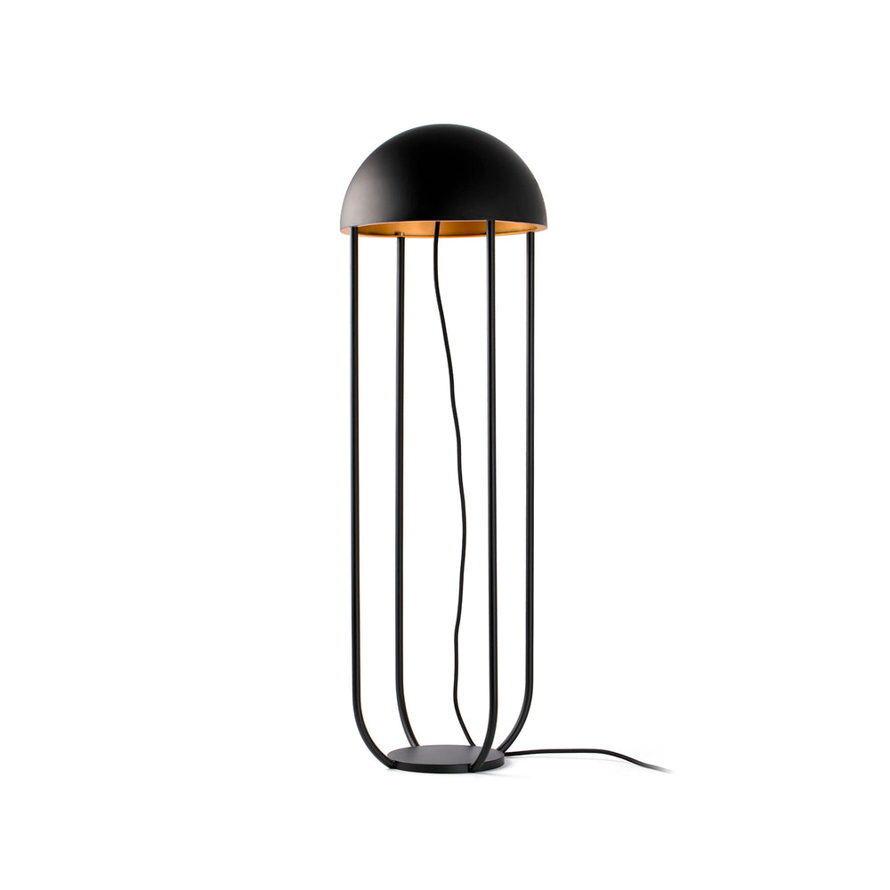 Floor lamp JELLYFISH LIVING FLOOR BLACK / GOLD 6W 3000K