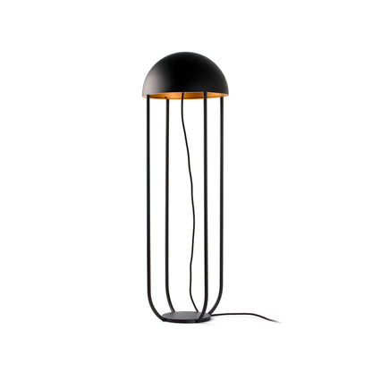 JELLYFISH Black and gold floor lamp