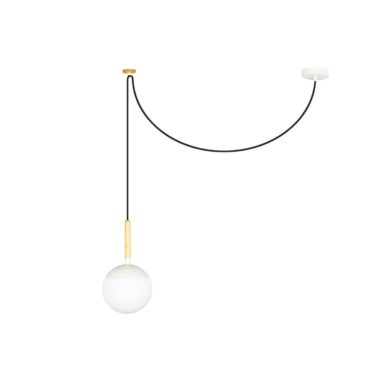 Pendant lamp MINE PENDANT PC WHITE E27 40W