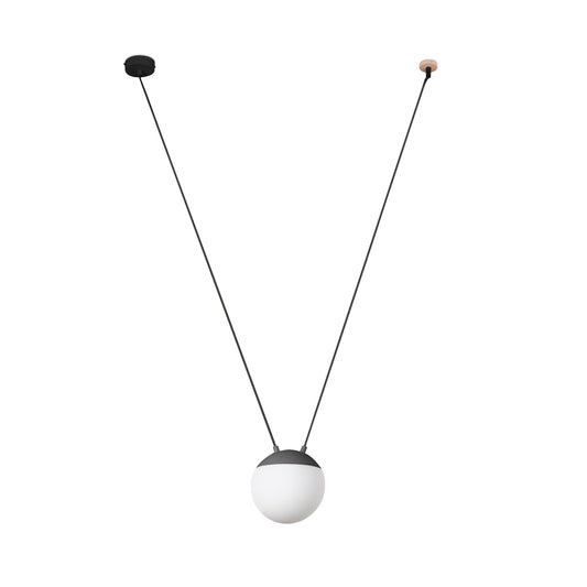 Pendant lamp MINE SPACE PC DARK GRAY 1 LIGHT
