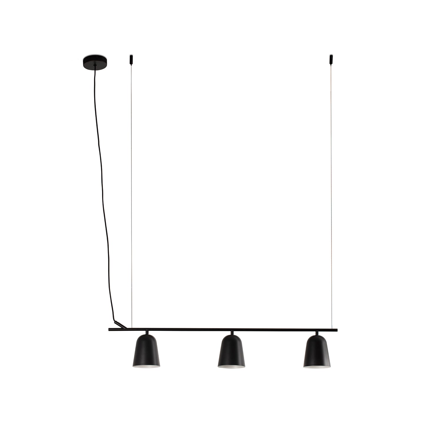 STUDIO Lineal Black lineal pendant lamp