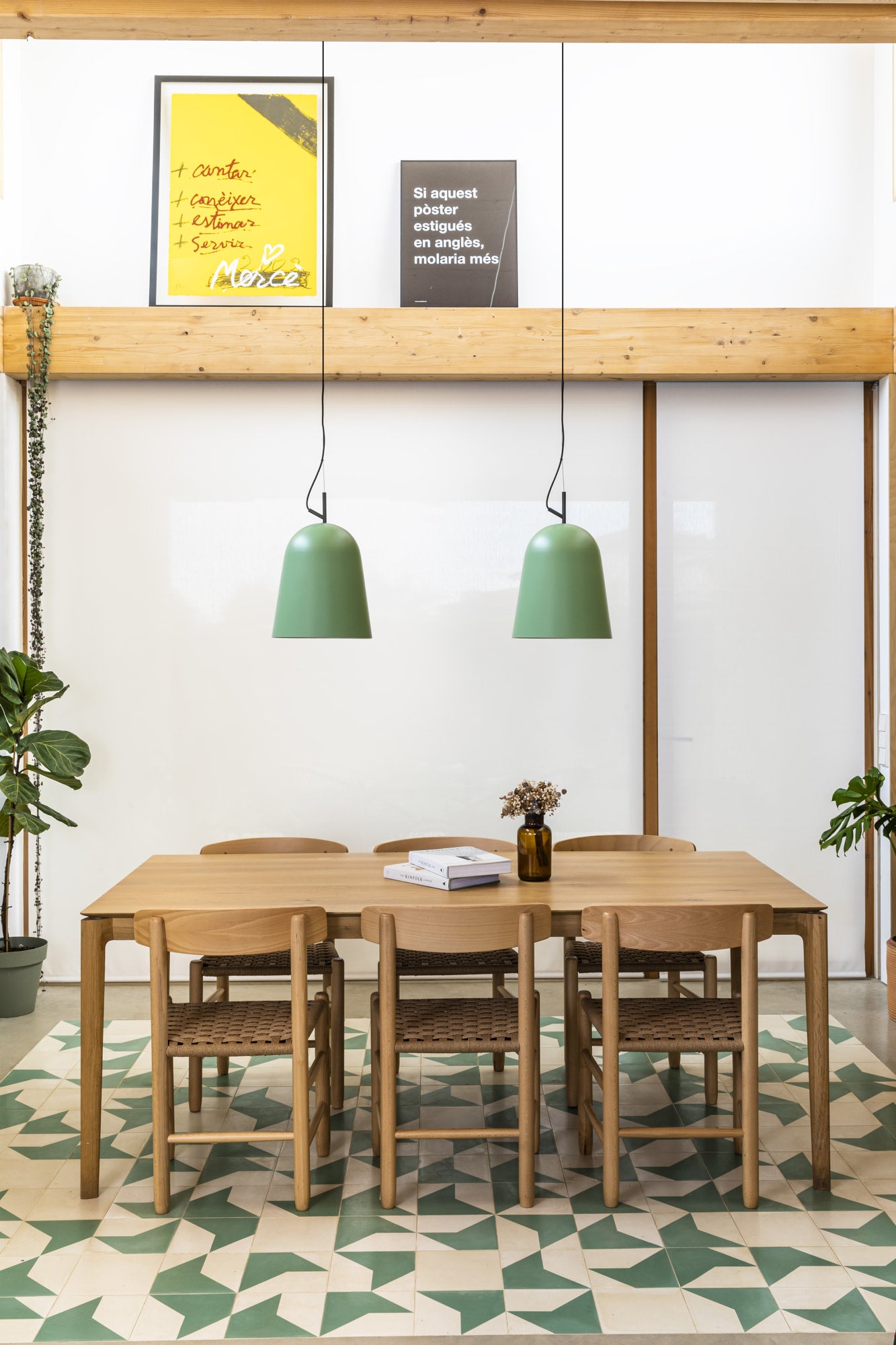STUDIO 290 green pendant lamp