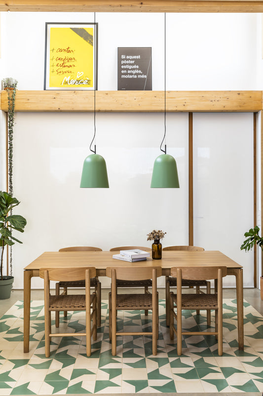 Pendant lamp STUDIO PENDANT L GREEN 1xE27