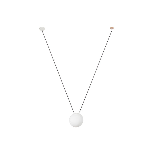 Pendant lamp MINE SPACE WHITE 1 LIGHT