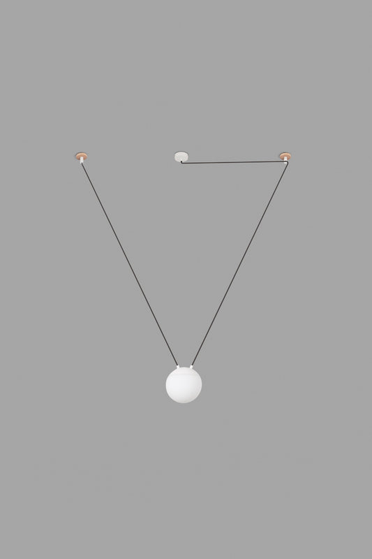 Pendant lamp MINE SPACE WHITE 1 LIGHT