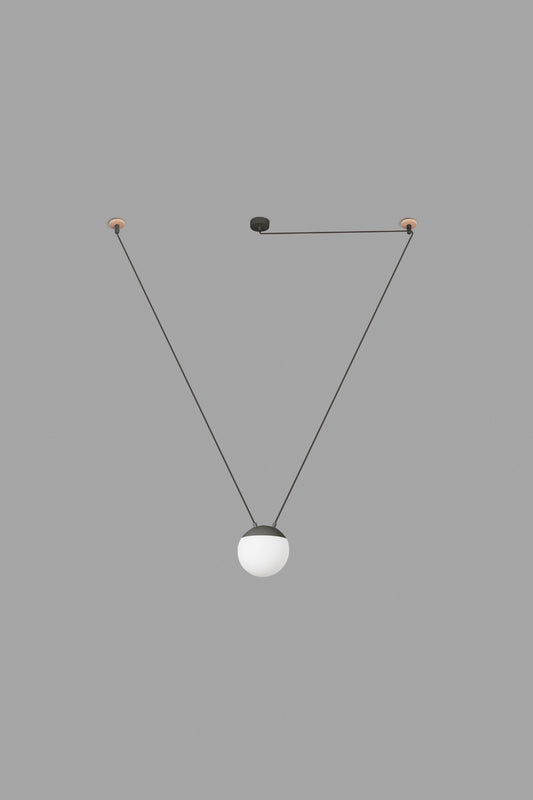 Pendant lamp MINE SPACE DARK GRAY 1 LIGHT