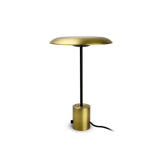 Lámpara de mesa HOSHI en oro satinado y negro