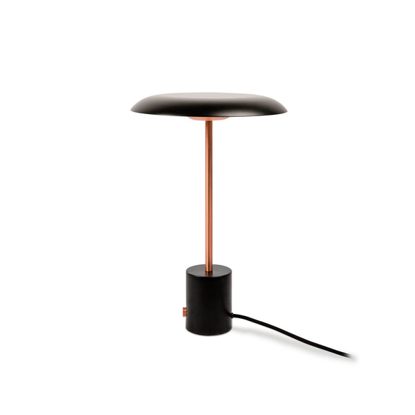 Tischleuchte HOSHI TISCHLEUCHTE SCHWARZ/GEBÜRSTETES KUPFER 12W LED 2700