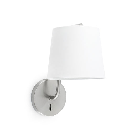 BERNI Satin nickel wall lamp
