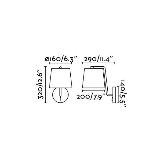 Seinavalgusti BERNI WALL LIGHT MATT NIKKEL E27 20W