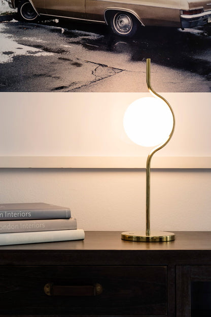 LE VITA Gold table lamp dimmable