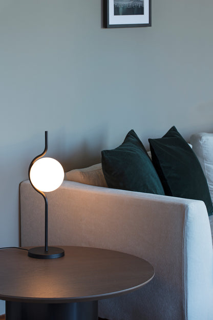 LE VITA Black table lamp dimmable