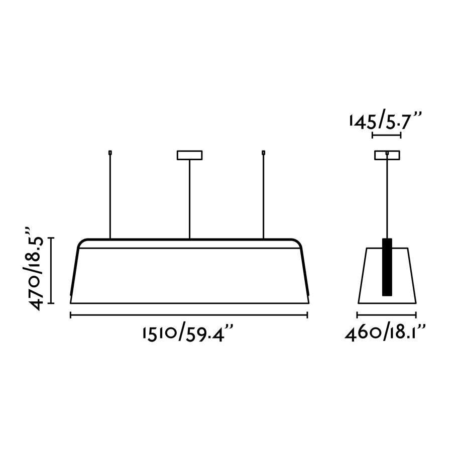 STOOD COLGANTE 5XE27 NEGRO + MADERA MAX 20W