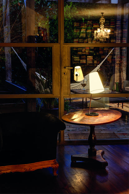 LUPE Chrome table lamp