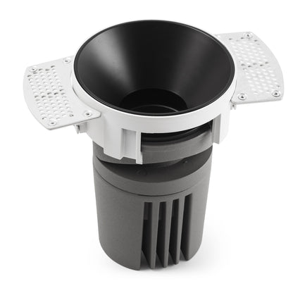 DEEP78 Downlight round without frame black 36° 2700K